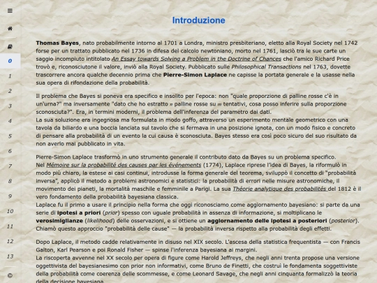 Bayes/introduzione screenshot