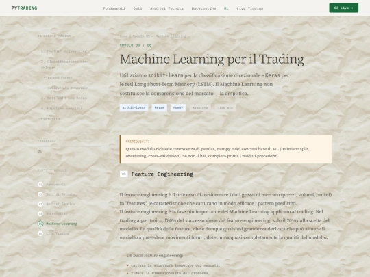 PyTrading/machine-learning screenshot