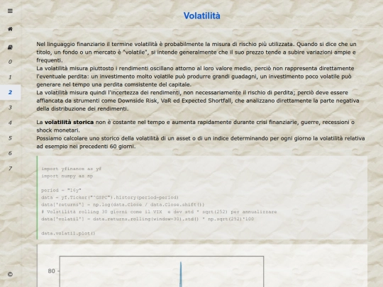 rischio/vol screenshot