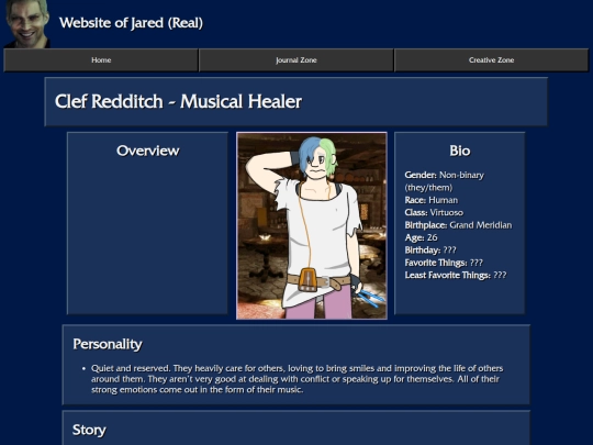 characters_website/Clef screenshot