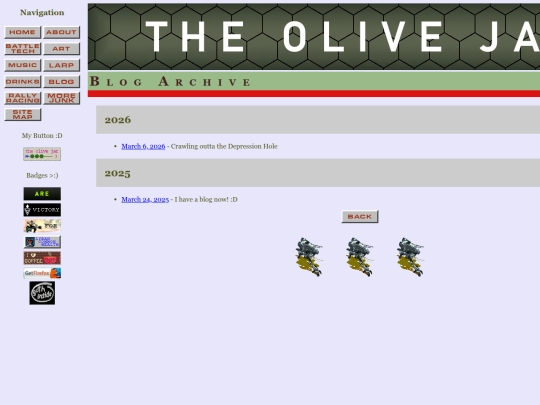 blog/archive screenshot