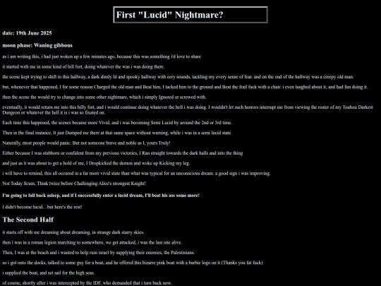 Dreams/LucidNightmare screenshot