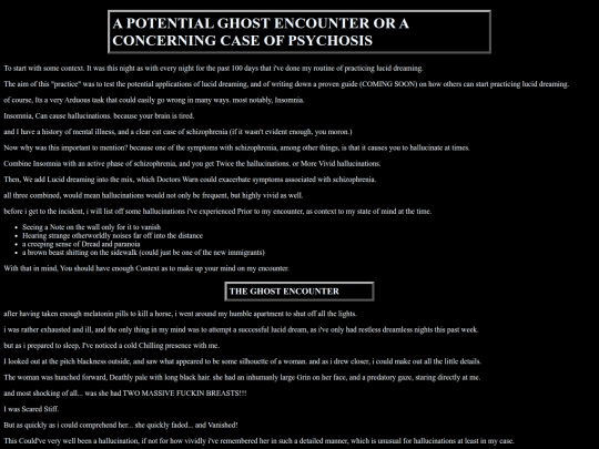 Rambles/GhostEncounter screenshot