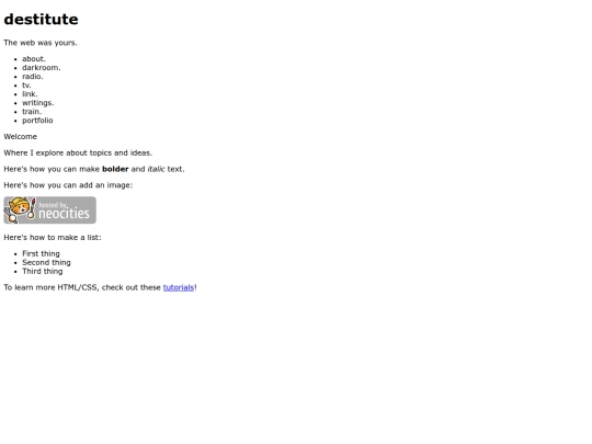 index screenshot