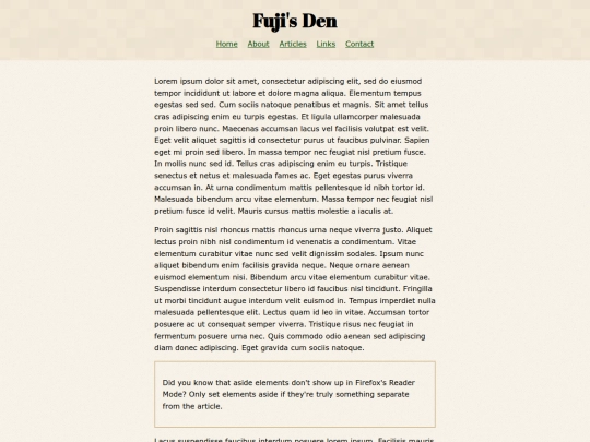 index screenshot