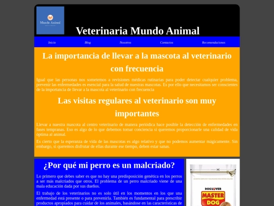blog screenshot