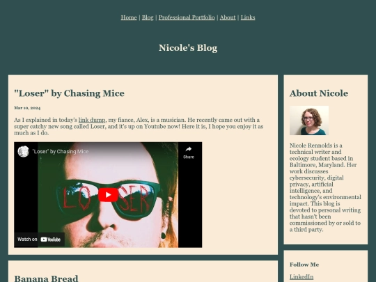 blog screenshot