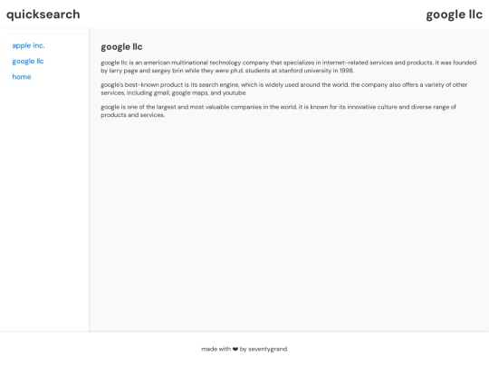google screenshot