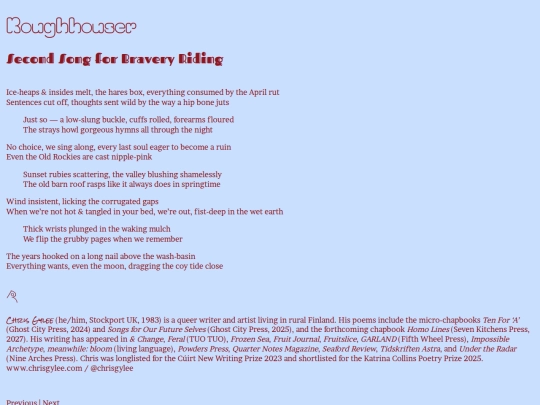 issue-1/second-song-for-bravery-riding-chris-gylee screenshot