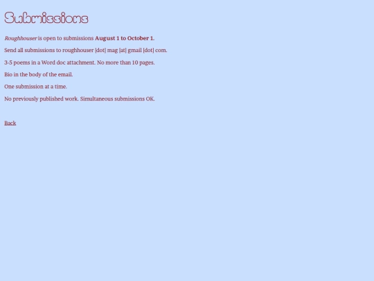 submissions screenshot