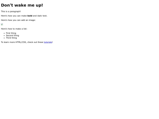 index screenshot