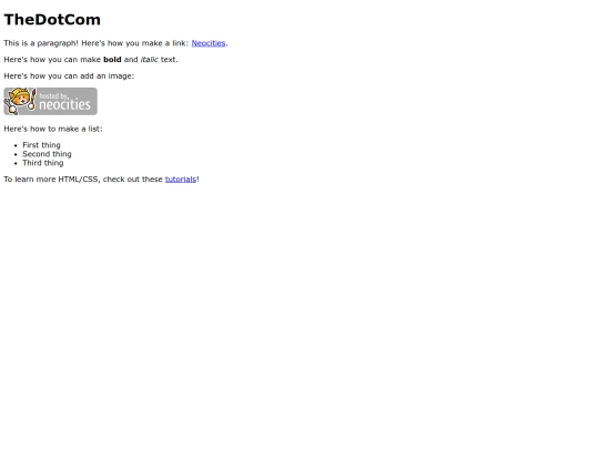 index screenshot