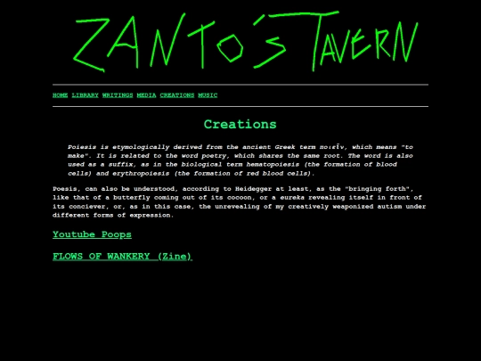 creations screenshot