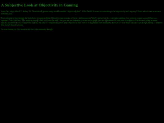Objectivity screenshot