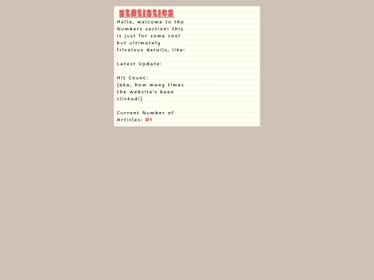 Journal/stats screenshot