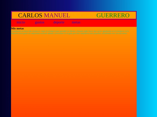 Diseño de estructura/metas screenshot