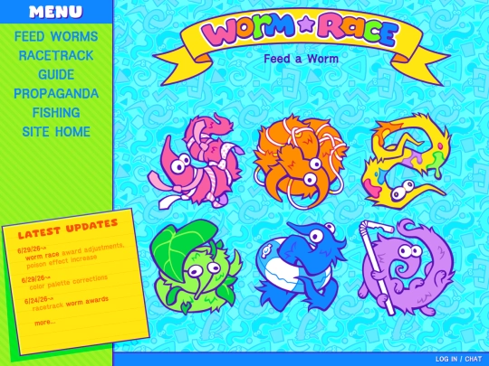 games/worm-race/preview screenshot