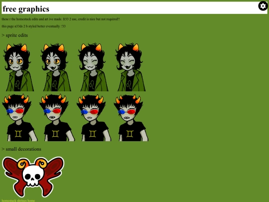 shrines/homestuck/images screenshot