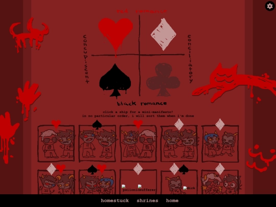 shrines/homestuck/shipping screenshot