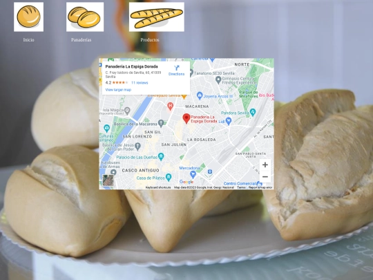 pages/Panaderias screenshot
