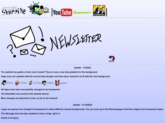newsletter screenshot