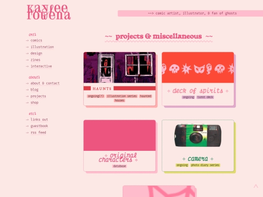 projects screenshot