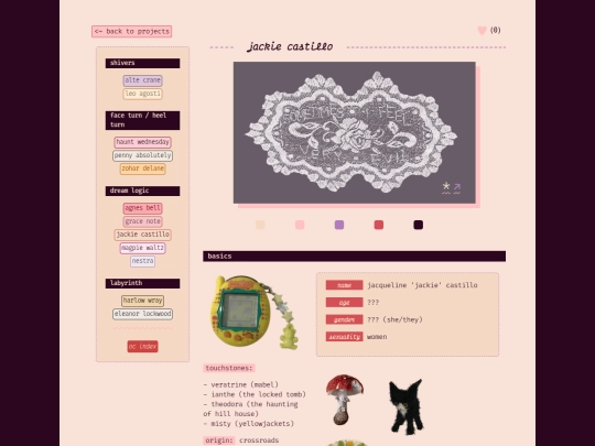 projects/ocs/oc/jackie screenshot