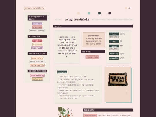 projects/ocs/oc/penny screenshot
