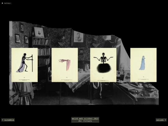 projects/weirdweb/filters screenshot