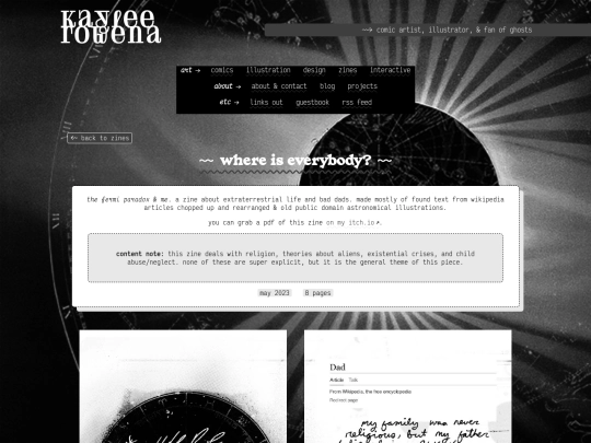 zines/fermi screenshot