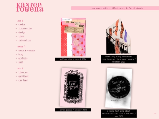 zines screenshot