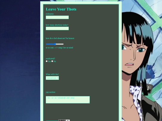 feedback screenshot