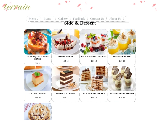 dessert screenshot