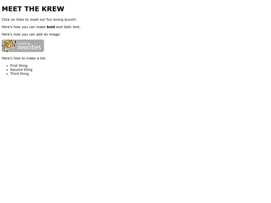 krew screenshot