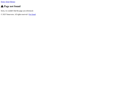 not_found screenshot