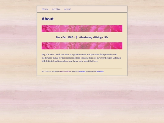 dillonblog/BevBlog/about screenshot