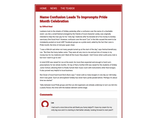 dillonblog/gribleygazette/posts/les-aid-mixup screenshot