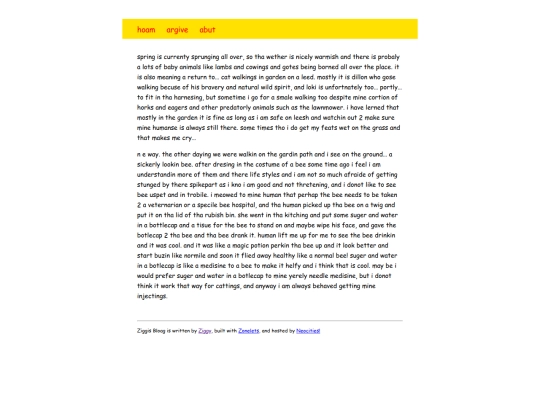 dillonblog/ziggyblog/posts/walkin-and-bee screenshot