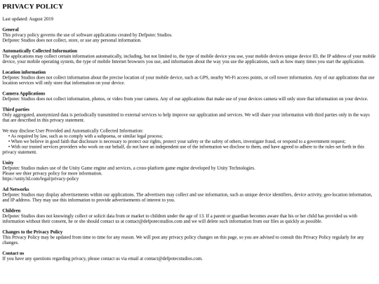 privacy-policy screenshot