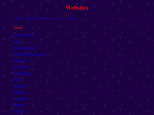 links screenshot