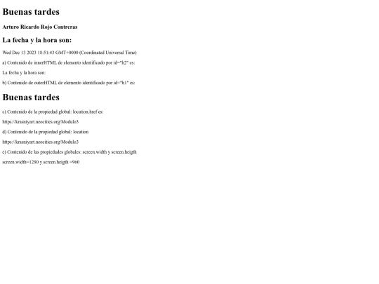 Modulo3 screenshot