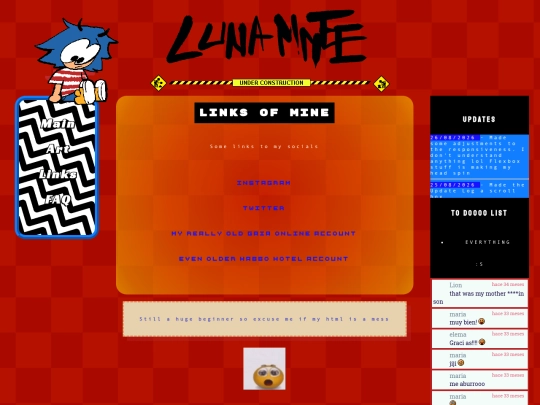 Links screenshot