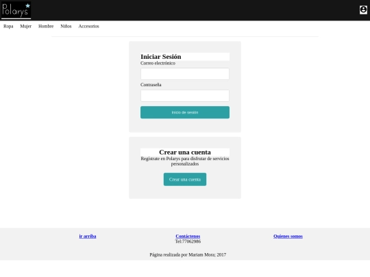 login screenshot