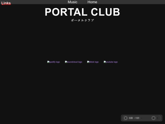 links screenshot