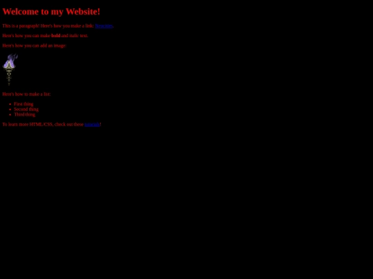index screenshot