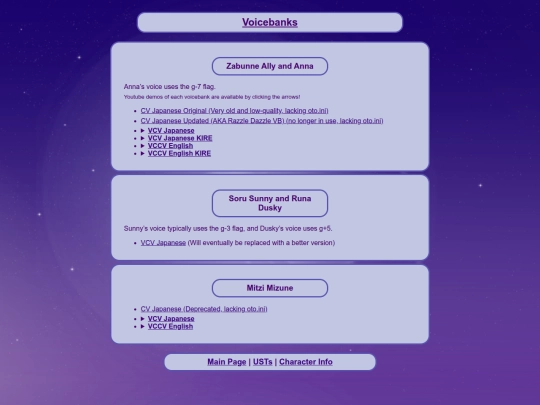 voicebanks screenshot