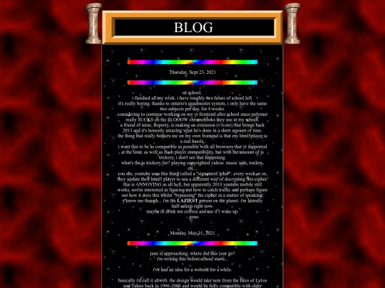 blog screenshot