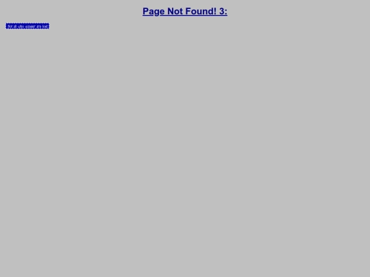not_found screenshot