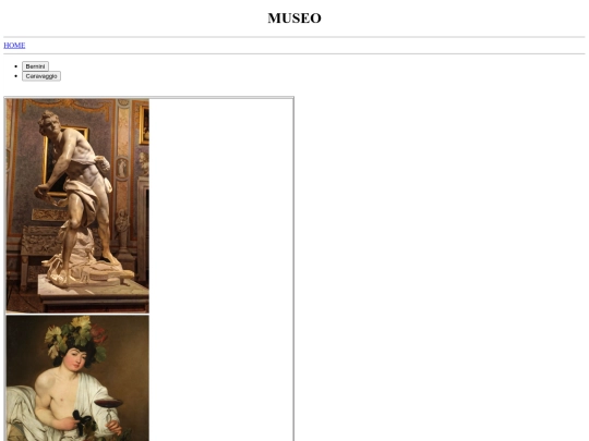 PCTO/museo screenshot