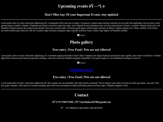 Event/event screenshot